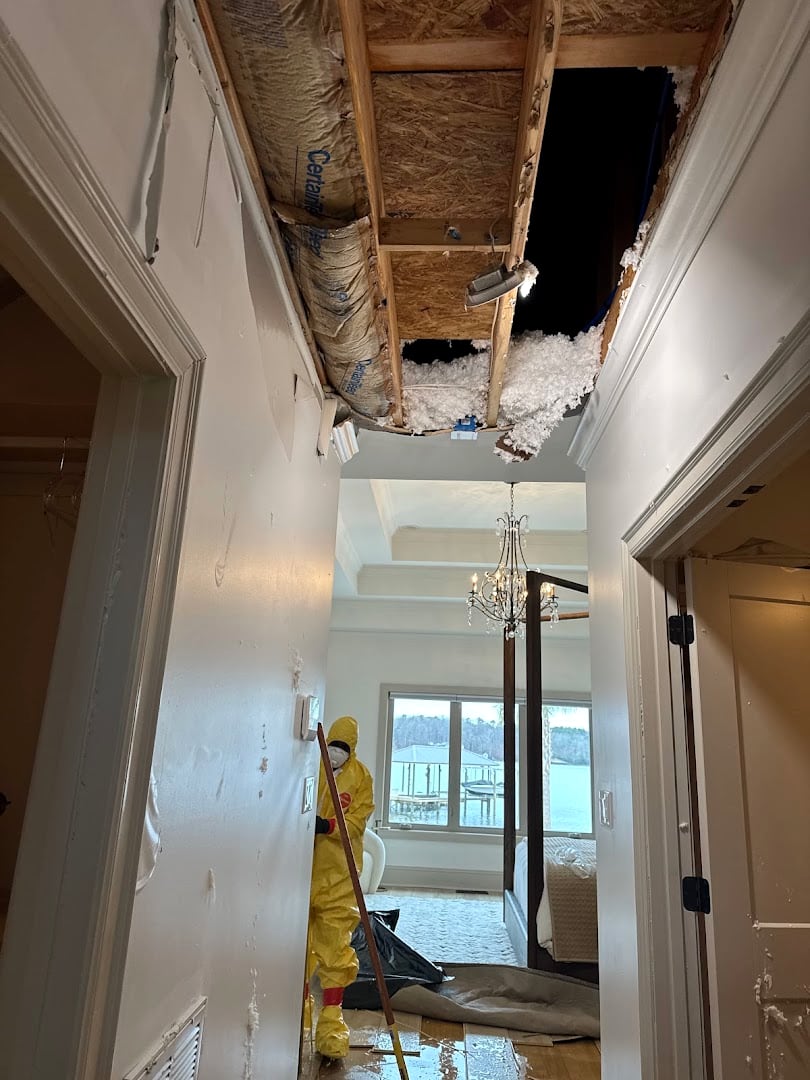 Storm & Flood Damage: restoration work in progress
